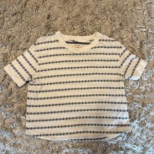 Madewell XS Crop Shirt